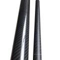 Twill weave 25mm glossy carbon fiber tube pipe